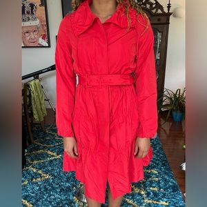Red Per Se raincoat